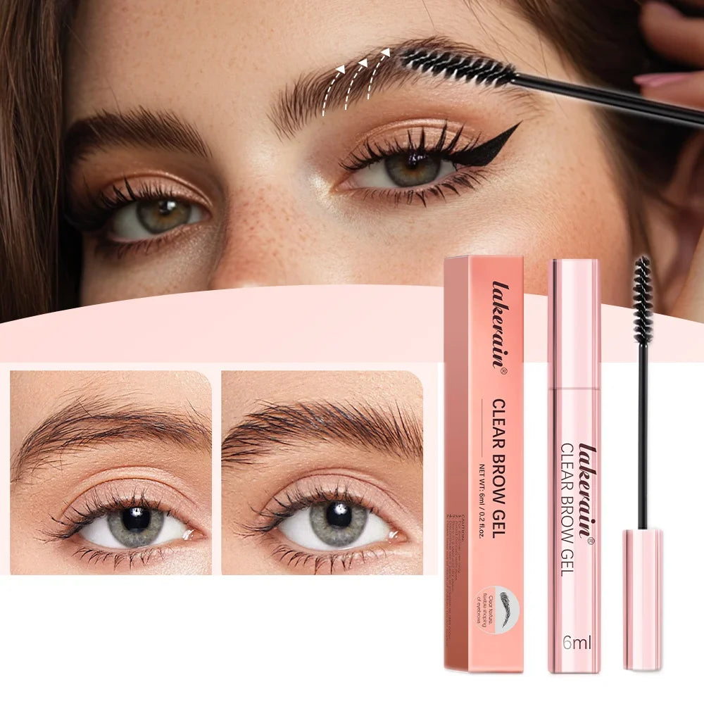 Lakerain Clear Eyebrow Gel – Waterproof & Long-Lasting Hold