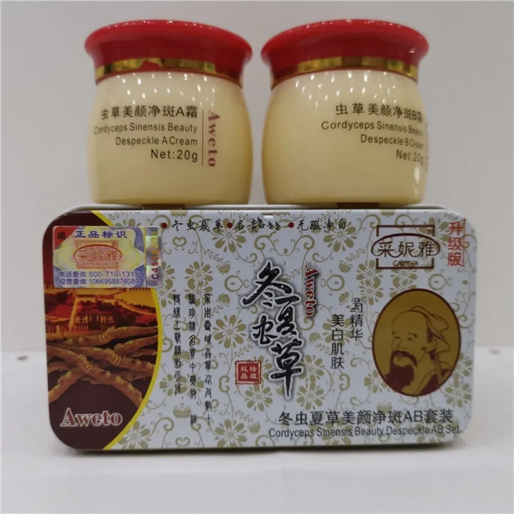 Aweto Whitening Day & Night Cream Set | Dark Spot Brightening