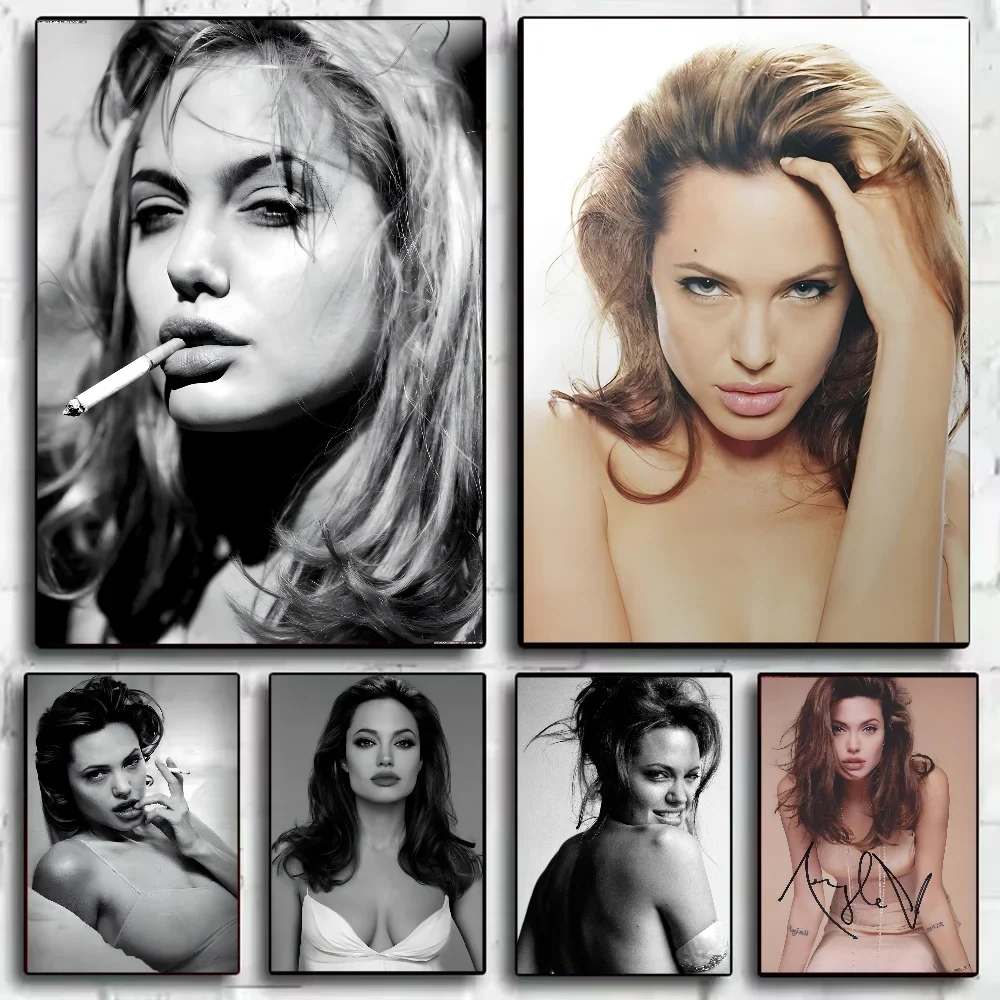 Angelina Jolie HD Poster – Waterproof PVC Wall Art Decor