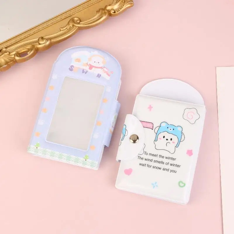 Cartoon 28 Card Slots Photo Binder 3-inch Kpop Album Postcard