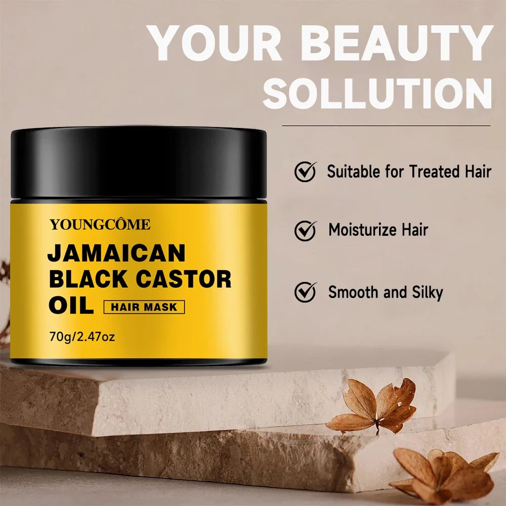 Jamaican Black Castor Oil Hair Mask – Deep Nourishing Treatment