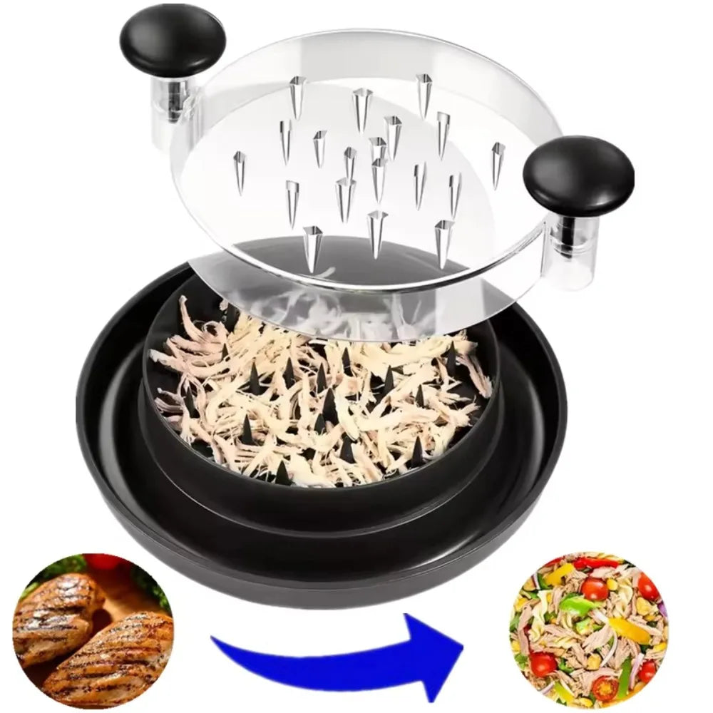 Rotating Chicken Meat Shredder Tool – Kitchen Gadget 18cm