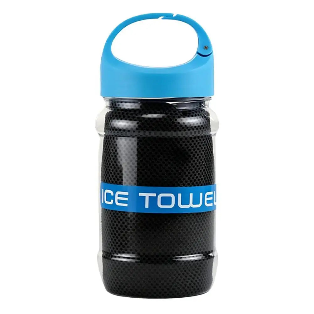 Cooling Towel with Case – Quick-Dry Microfiber Sport Towel