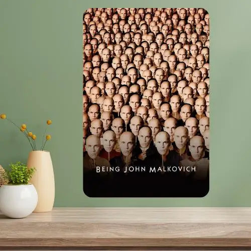 Being John Malkovich Movie Metal Poster Sign | Wall Art