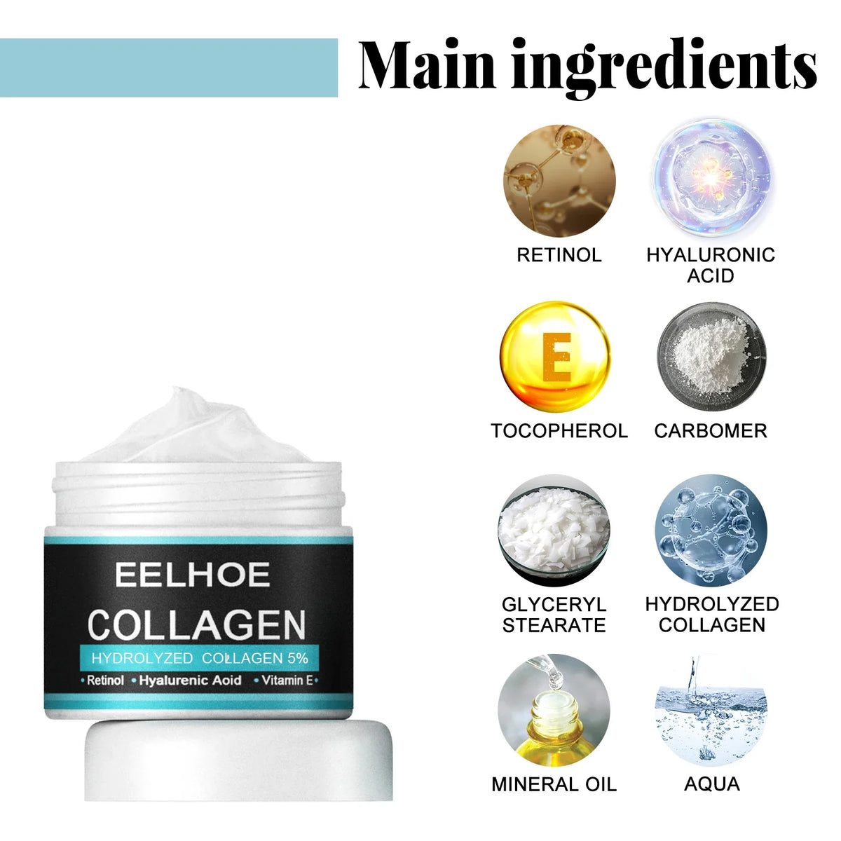 Eelhoe Men's Collagen Anti-Aging Face Cream – Firm & Hydrate