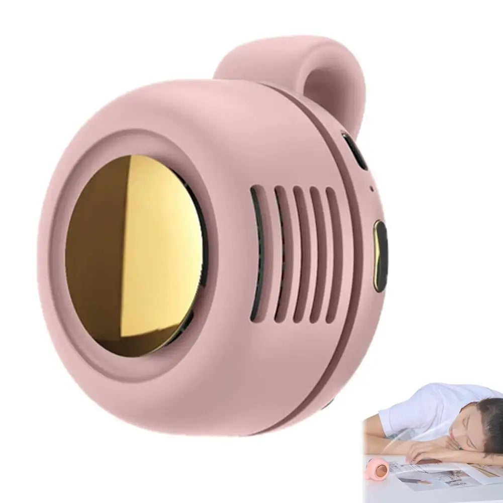 Mini Portable Clip Fan – USB Rechargeable Bladeless Personal Fan