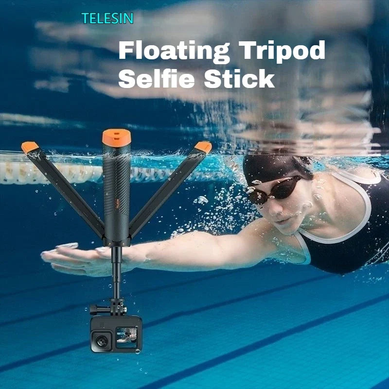 Floating Tripod Selfie Stick for GoPro, DJI & Insta360
