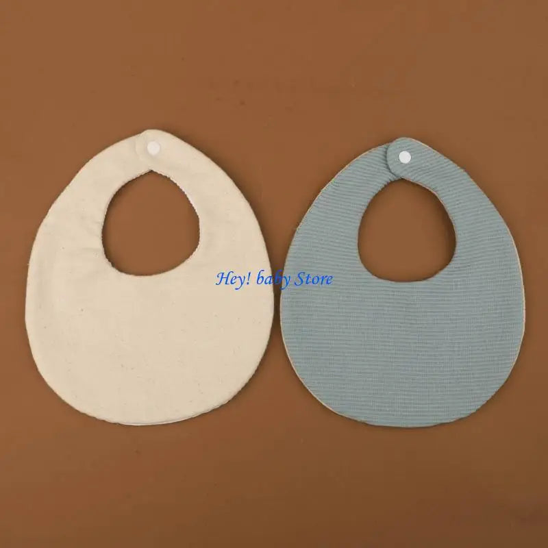 Baby Drool Bib & Burp Cloth – Soft Absorbent Cotton | 0–1Y