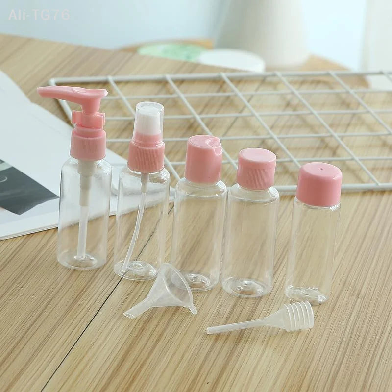 Travel Size Skincare Set – Leakproof Refillable Toiletry Bottles