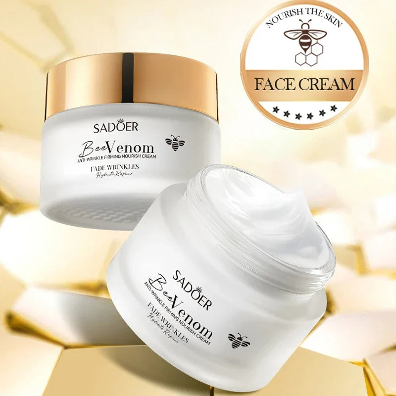 Bee Venom Anti-aging Face Cream Fade Wrinkle Firming Lifting Facial