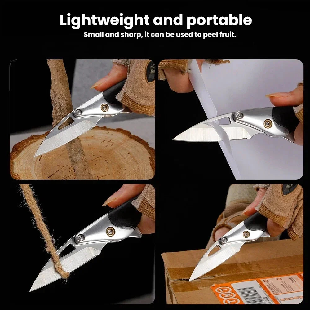 Folding Fruit Knife – Black Walnut & 7Cr17 Stainless Steel