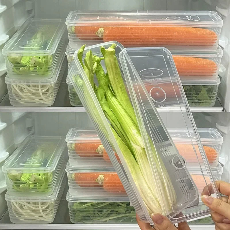 1 Fresh Box Refrigerator Storage Boxes Scallions Food Container