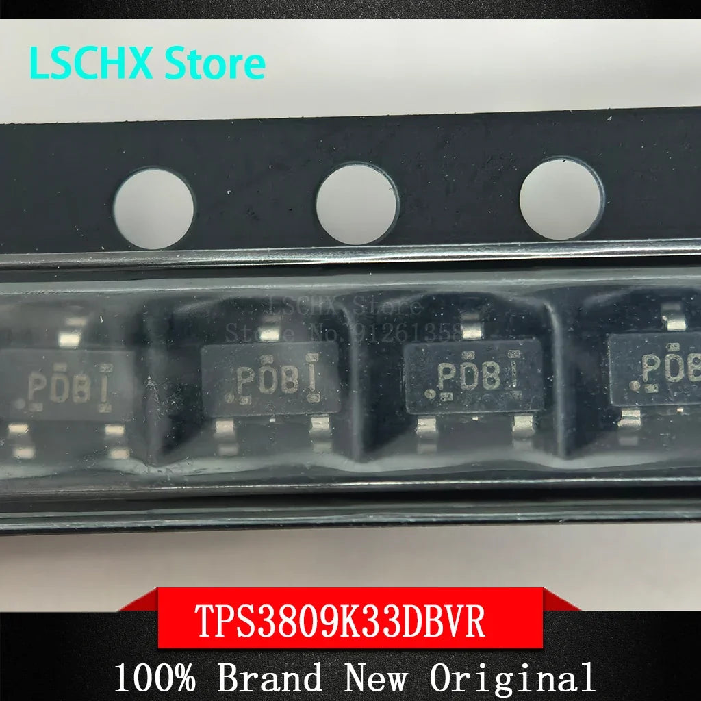 10pcs TPS38xx Voltage Supervisor ICs – 3.3V Reset Monitor