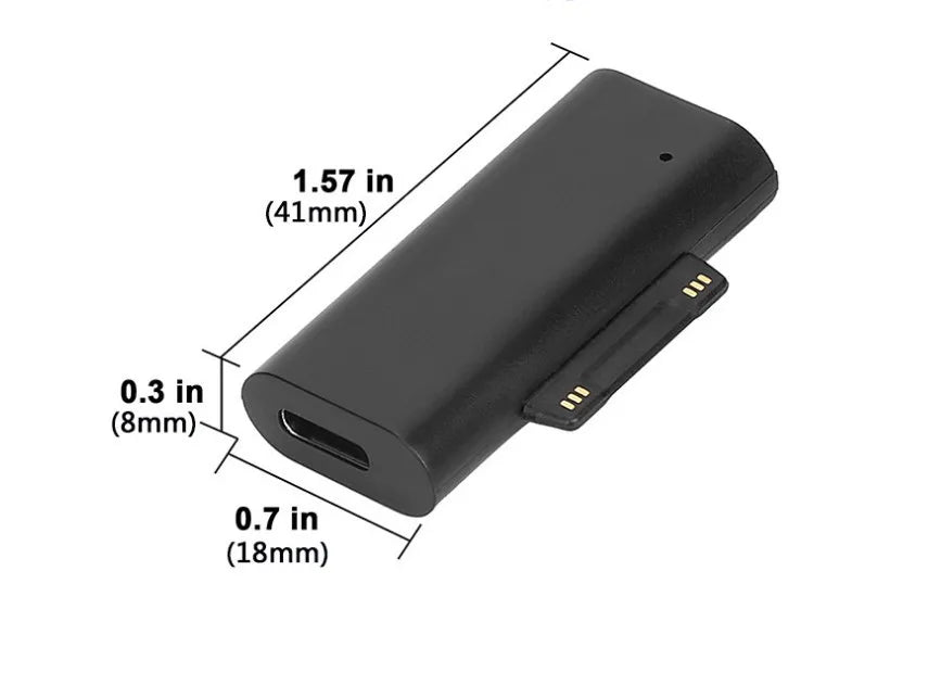 USB-C to Surface Magnetic Charger Cable – 45W PD Fast Charge