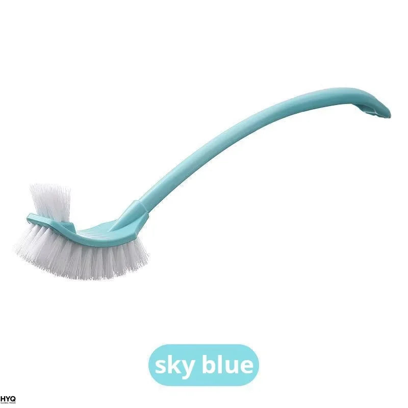 Brosse De Toilette Double T Te Manche Long Pour Nettoyage Salle Bains
