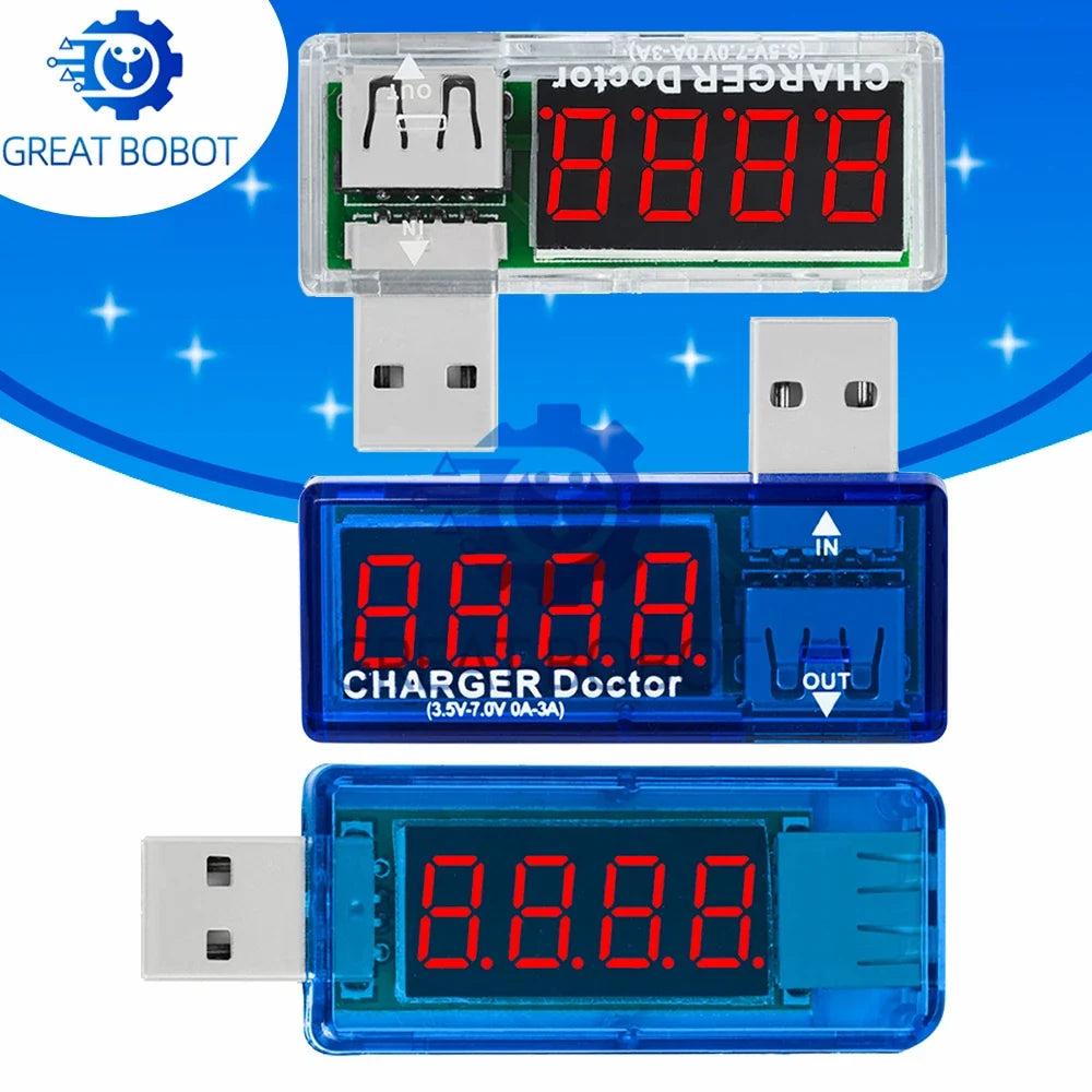 Mini USB Power Tester – Digital Voltmeter & Ammeter