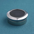 Jewelry Stone Display Box Round Gems Secure Metal Packaging Storage