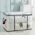 Large Transparent Storage Bag Zipper Handle Heavy-duty Plastic