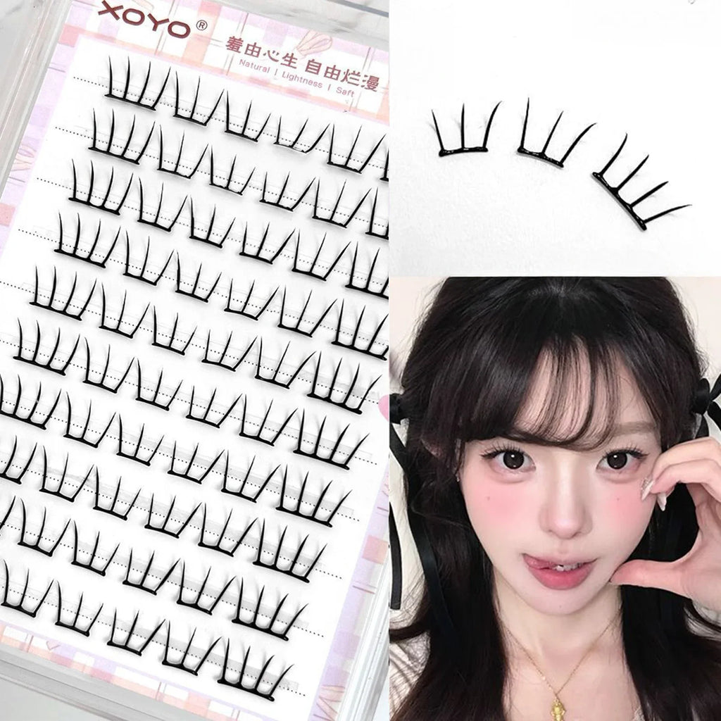 DIY Cluster Lash Extensions 9–12mm | Wispy False Eyelashes
