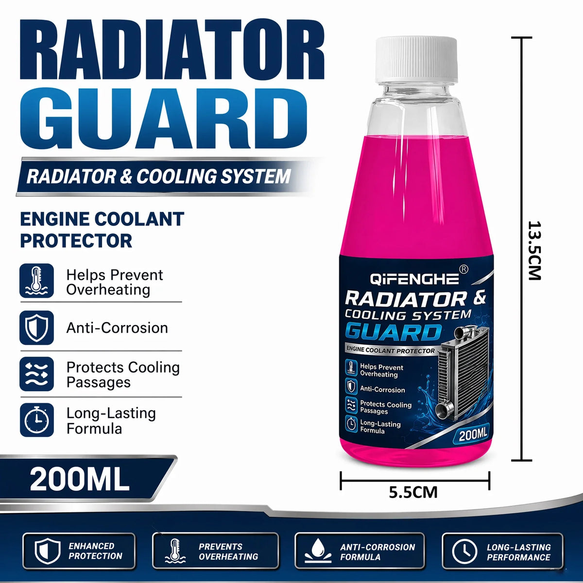 Radiator & Cooling System Guard – Engine Coolant Protector