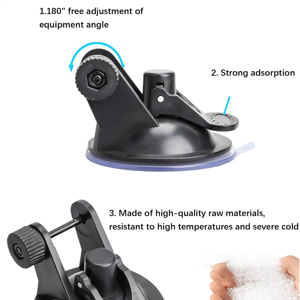 180° Adjustable Dash Camera Mount – Dashboard & Windshield