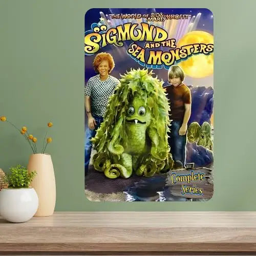 Sigmund & the Sea Monsters Retro Metal Poster Sign | 3 Sizes
