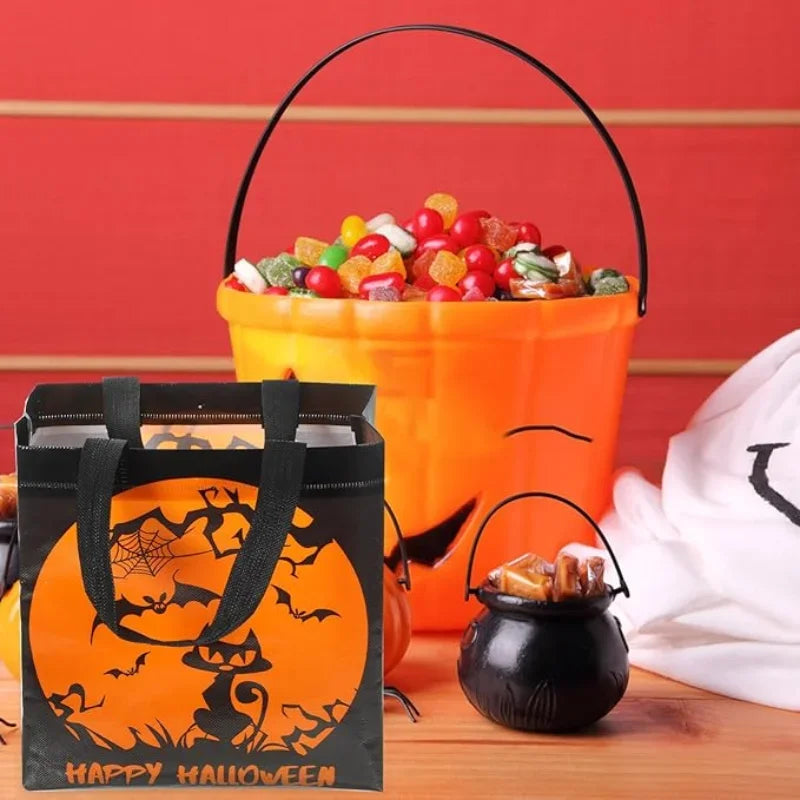 Halloween Trick or Treat Bags | Non-Woven Tote Gift Bags 1–60 PCS