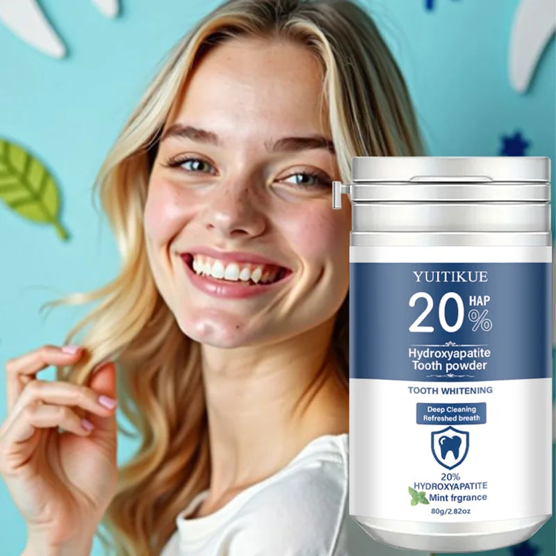 Hydroxyapatite Tooth Powder – Mint Deep Cleansing White Teeth