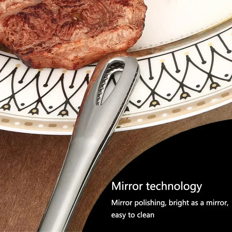304 Stainless Steel BBQ Tongs – Korean Grill & Steak Clips