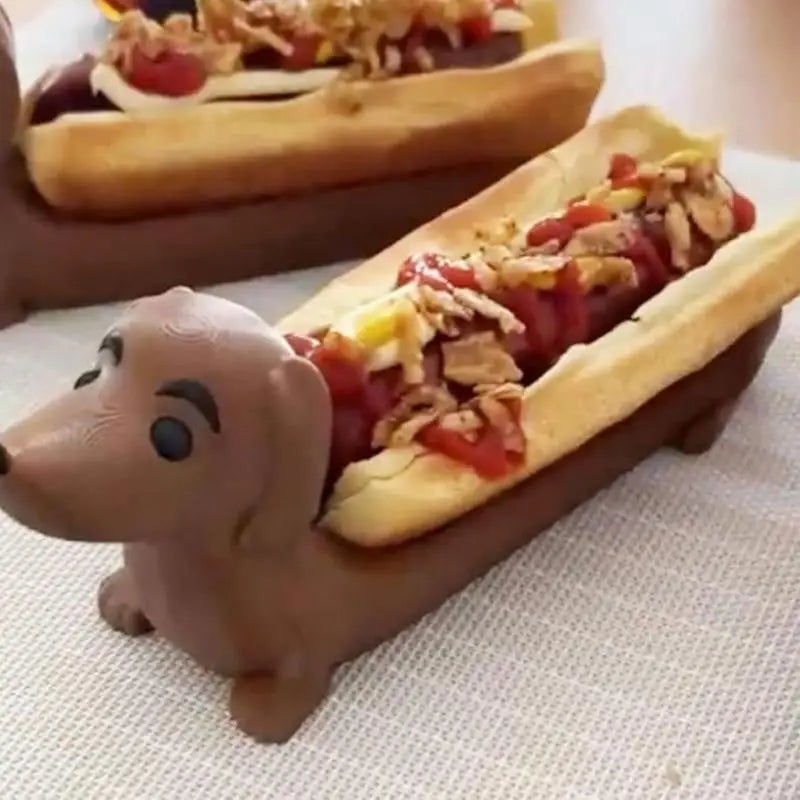 Dog Dachshund Tray Funny Dogs Serving Snack Dinner Holder Home Family