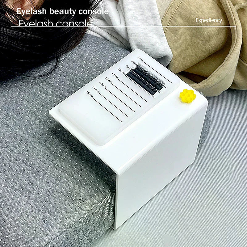 Acrylic Eyelash Extension Stand & Lash Glue Holder Console