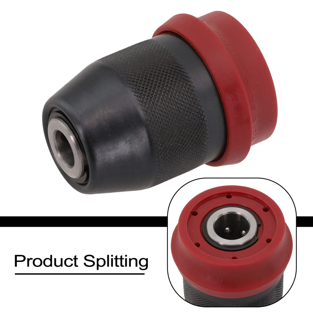 0 8- Quick Connect Drill Chuck Hand Electric Keyless Threaded Metal