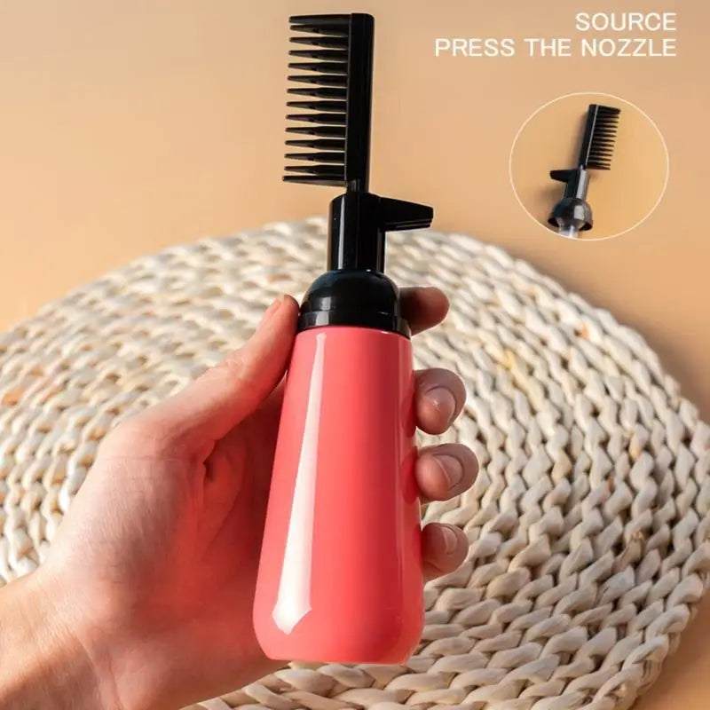 Hair Dye Applicator Bottle with Comb | Salon Coloring Tool