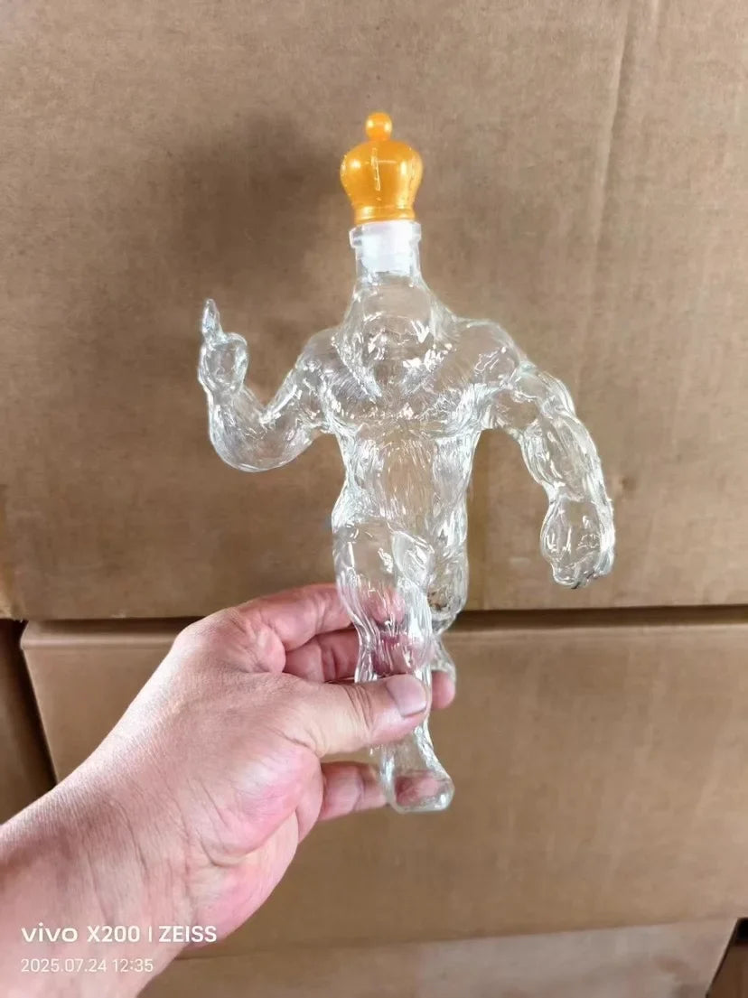 Funny French Bulldog Whiskey Bottle Whisky Flask