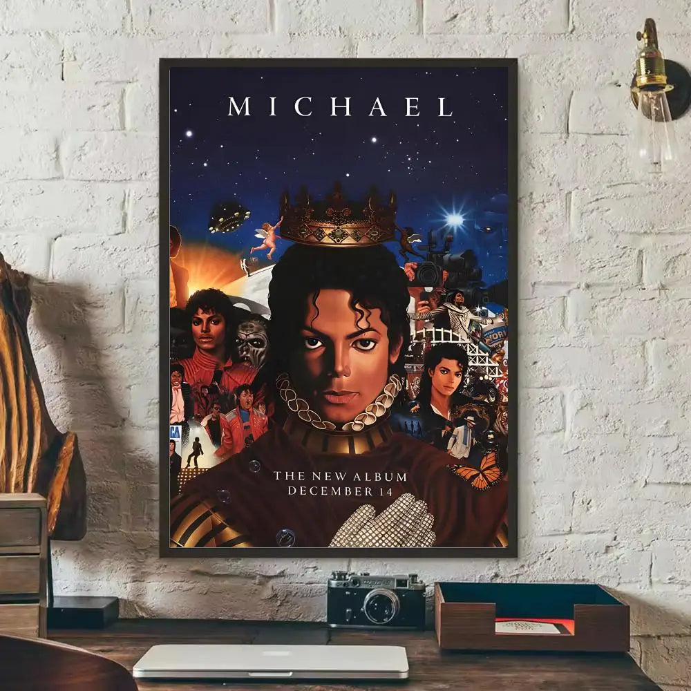 Michael Jackson Removable Wall Poster Sticker | HD Music Art Decal