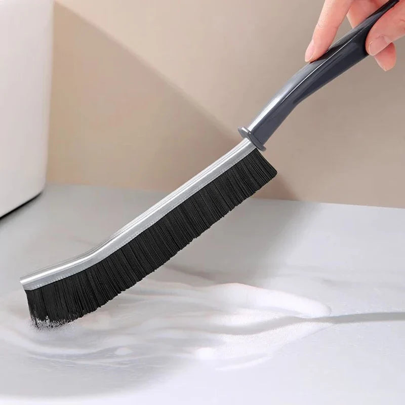 Tile Grout Cleaner Brush – Long Handle Nylon Scrub Brush