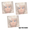 50 150-Sheet Funny Ugly Face Notepad Square Shape Sarcastic Sticky
