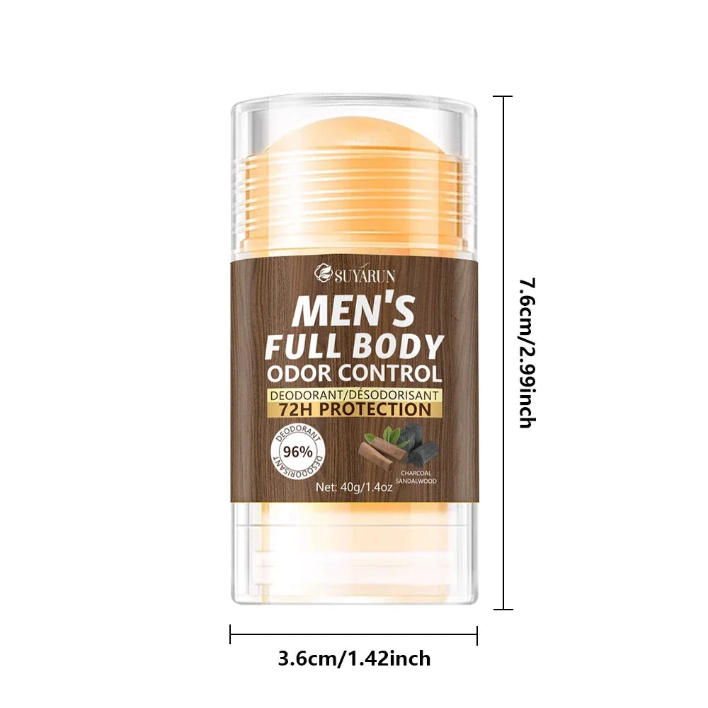 SUYARUN Natural Deodorant Stick – 72H Full Body Freshness