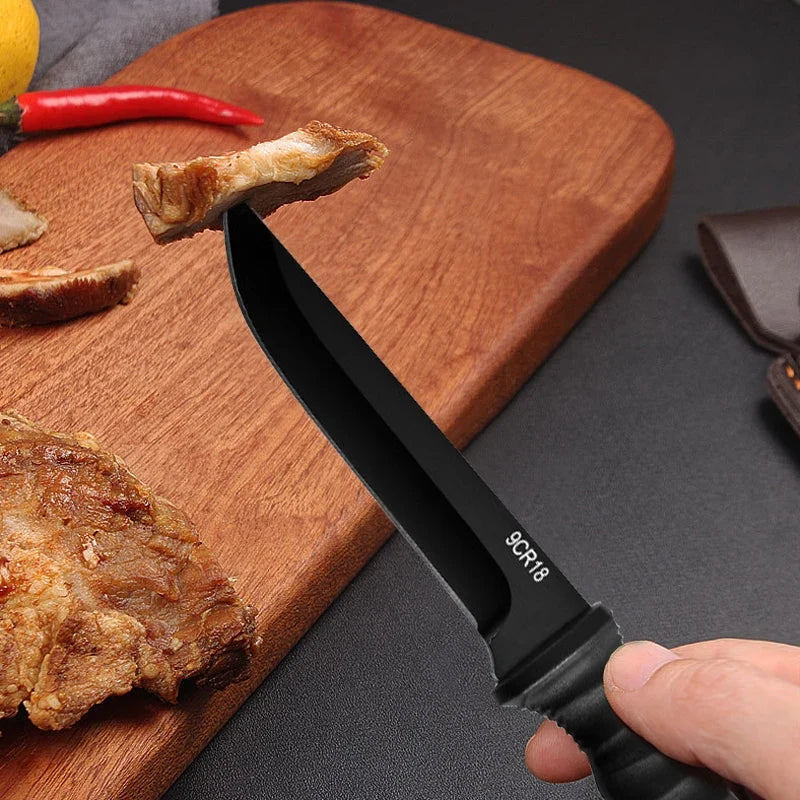 Outdoor Fixed Blade Camping Knife with Sheath | Stainless Steel