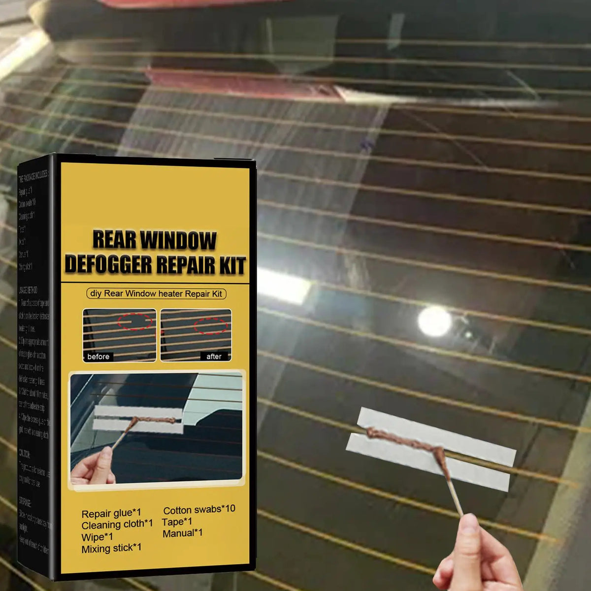 Rear Defroster Repair Kit – DIY Defogger Grid Line Fix