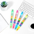 20-Color Wax Crayons for Kids – Drawing & Art Graffiti Pens