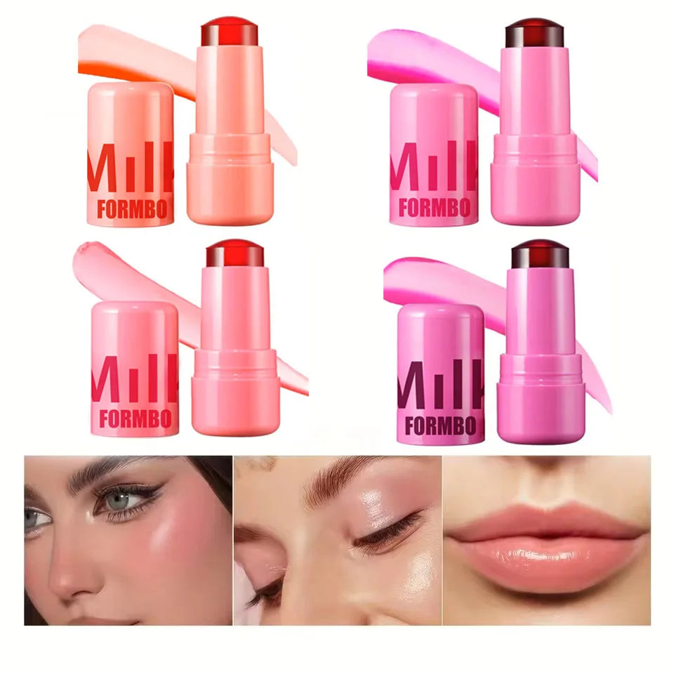 LAIKOU Jelly Blush Stick – 3-in-1 Blush, Lip & Eyeshadow