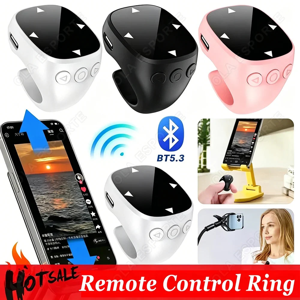 Remote Control Touch Screen Page Turner Web Bluetooth Camera Video