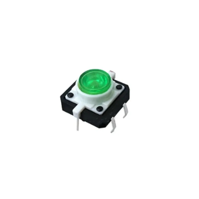Reset Button Momentary Switch Light 12x12x7 Green Blue Red Yellow