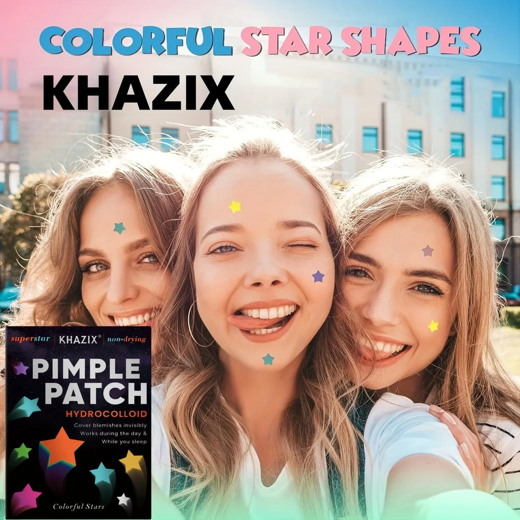 1400 Pcs Star Hydrocolloid Pimple Patches – Multi-Color Concealer