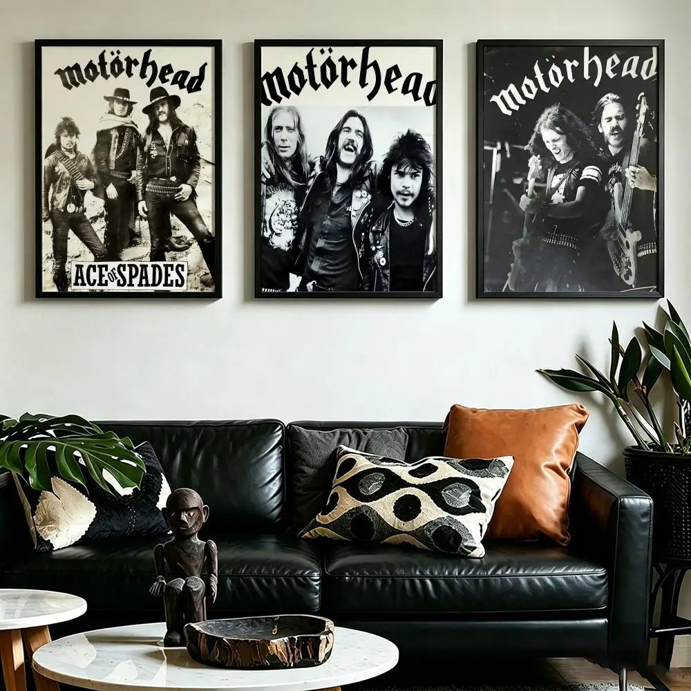 Lemmy Kilmister HD Wall Poster – Rock Music Art Print Décor