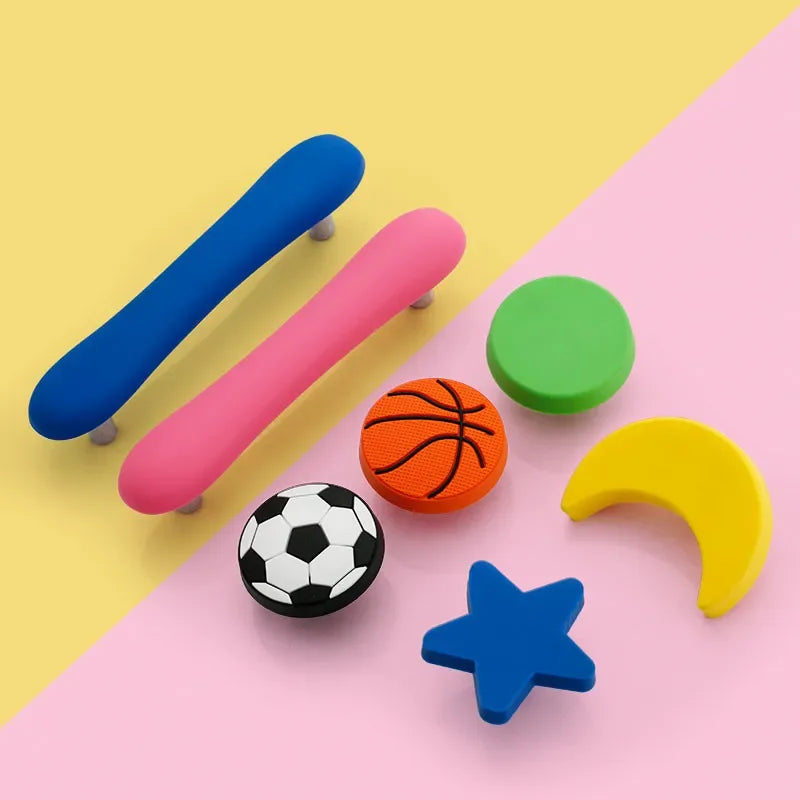 Kids' Cute Star & Cloud Cabinet Knobs & Drawer Pulls