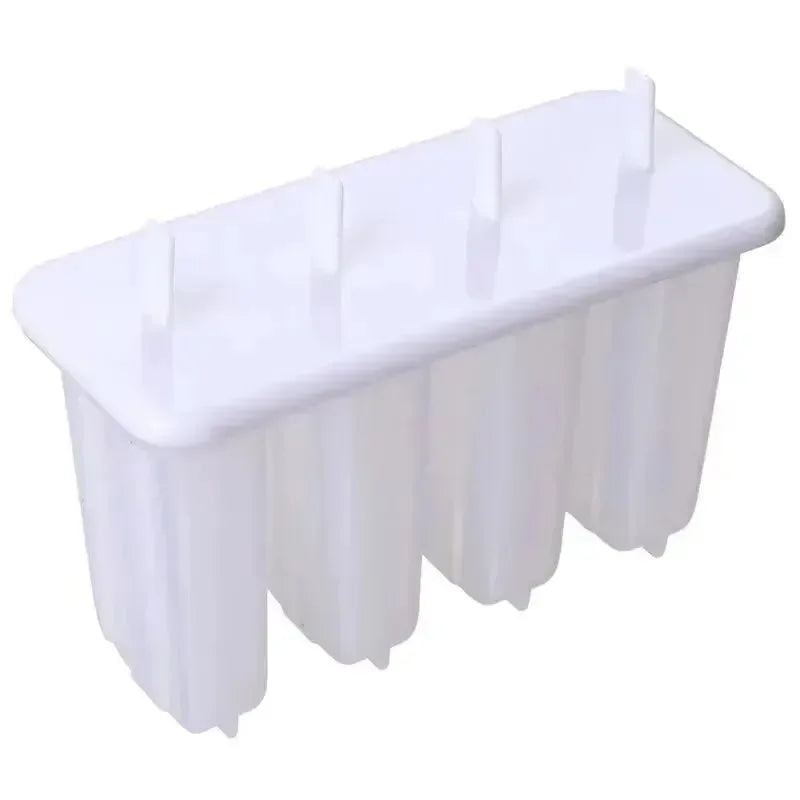 4-Link Popsicle Mold with Lid | Homemade Ice Lolly Maker