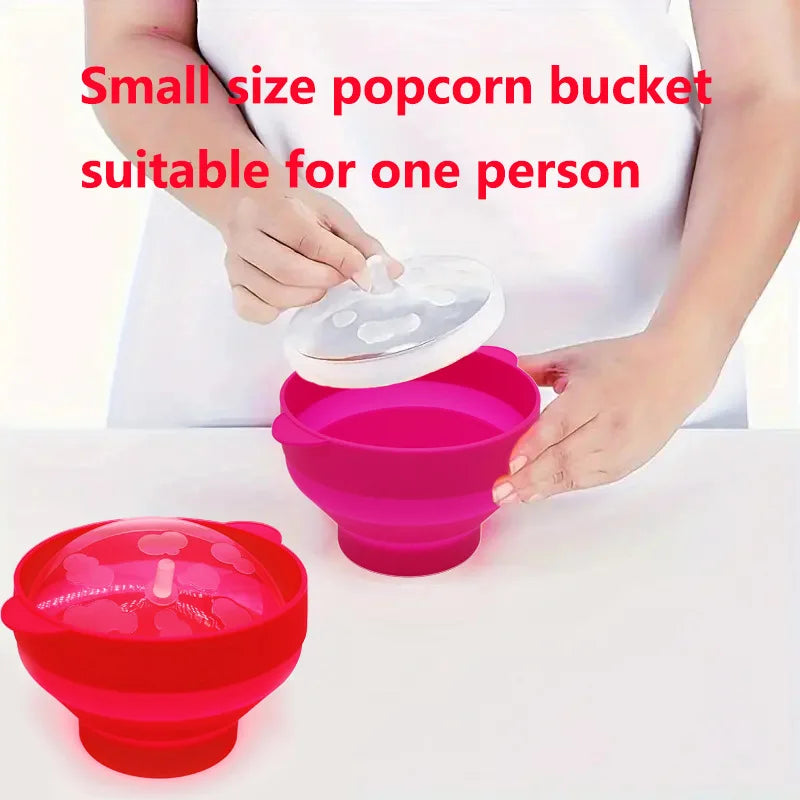Silicone Microwave Popcorn Maker – BPA-Free Collapsible Bowl