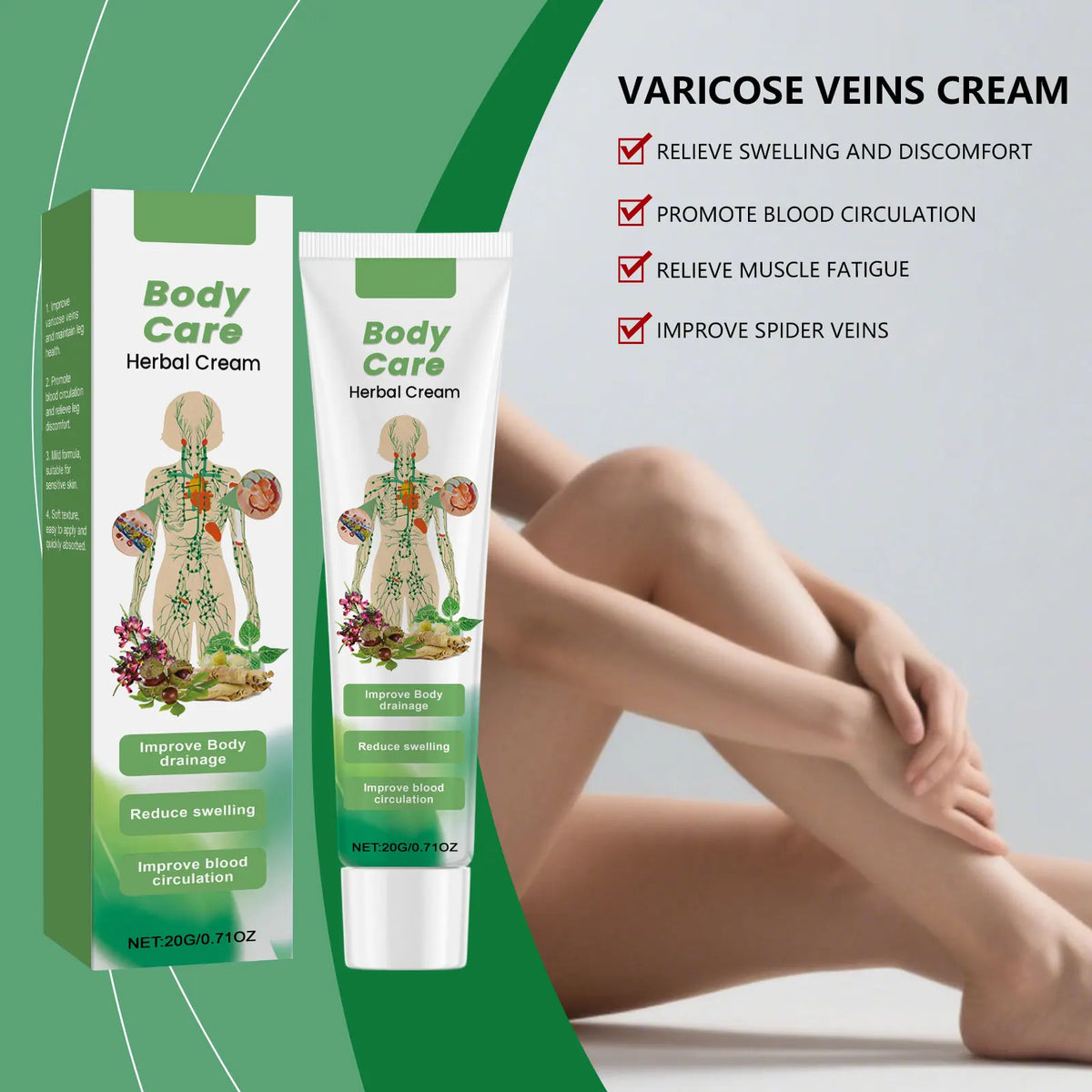 Herbal Leg Care Cream – Moisturizing & Nourishing Body Balm